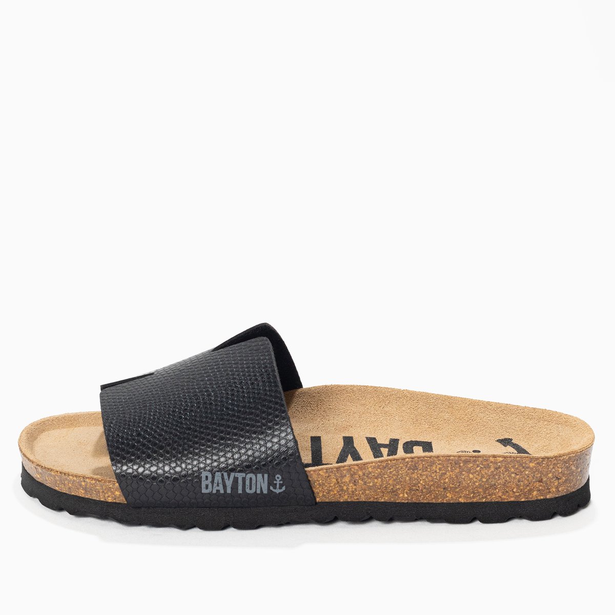 Sandales DJILIAN noir, BAYTON