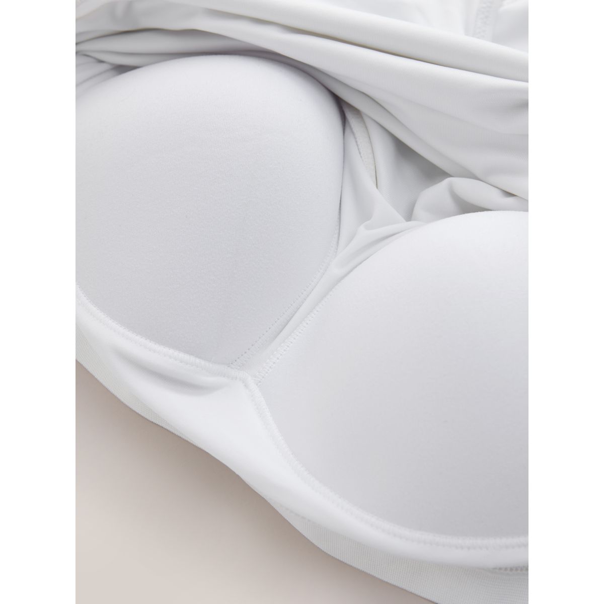 Body à soutien-gorge micro intégré invisible blanc, NEXT