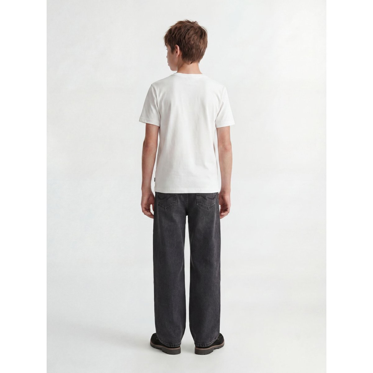 Jean Baggy Fit black denim, JACK & JONES JUNIOR