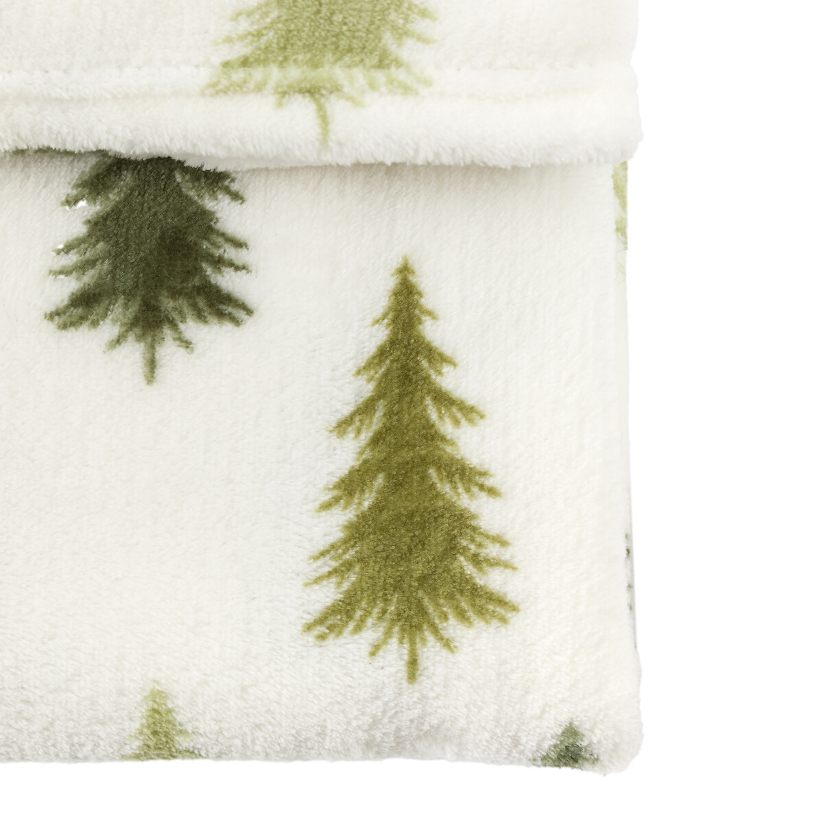 Tree Grove Tree Printed Fleece Throw brown , ÉDITÉ
