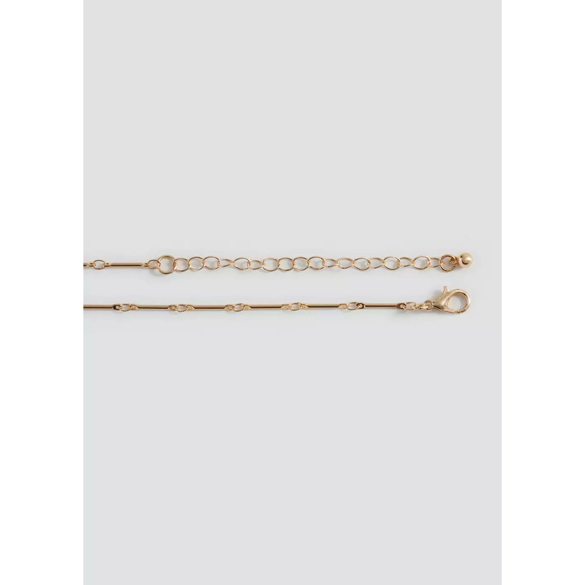 Collier double combiné or, MANGO TEEN