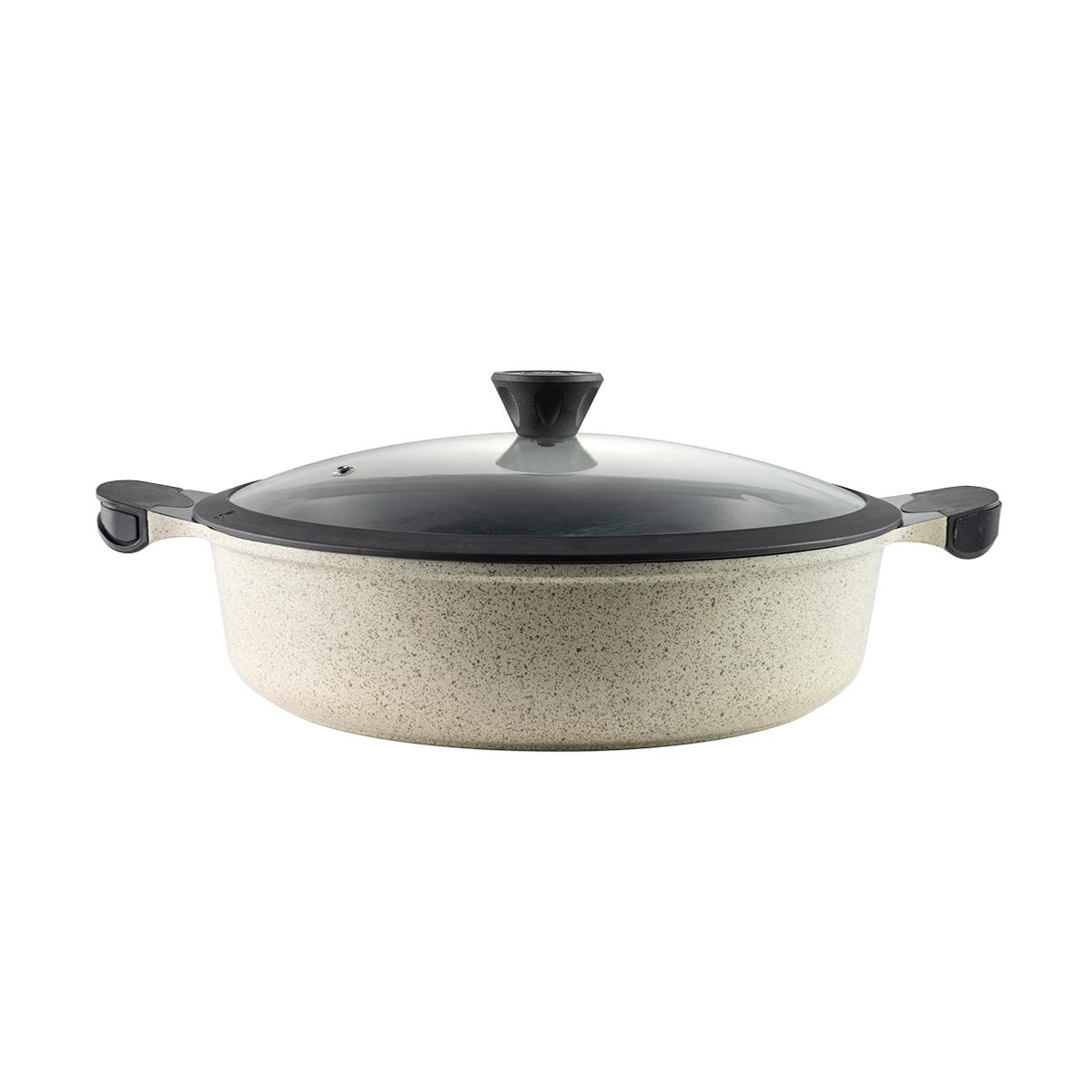 Sautoir 28cm - "Jade" couleur unique, LAGUIOLE CUISSON
