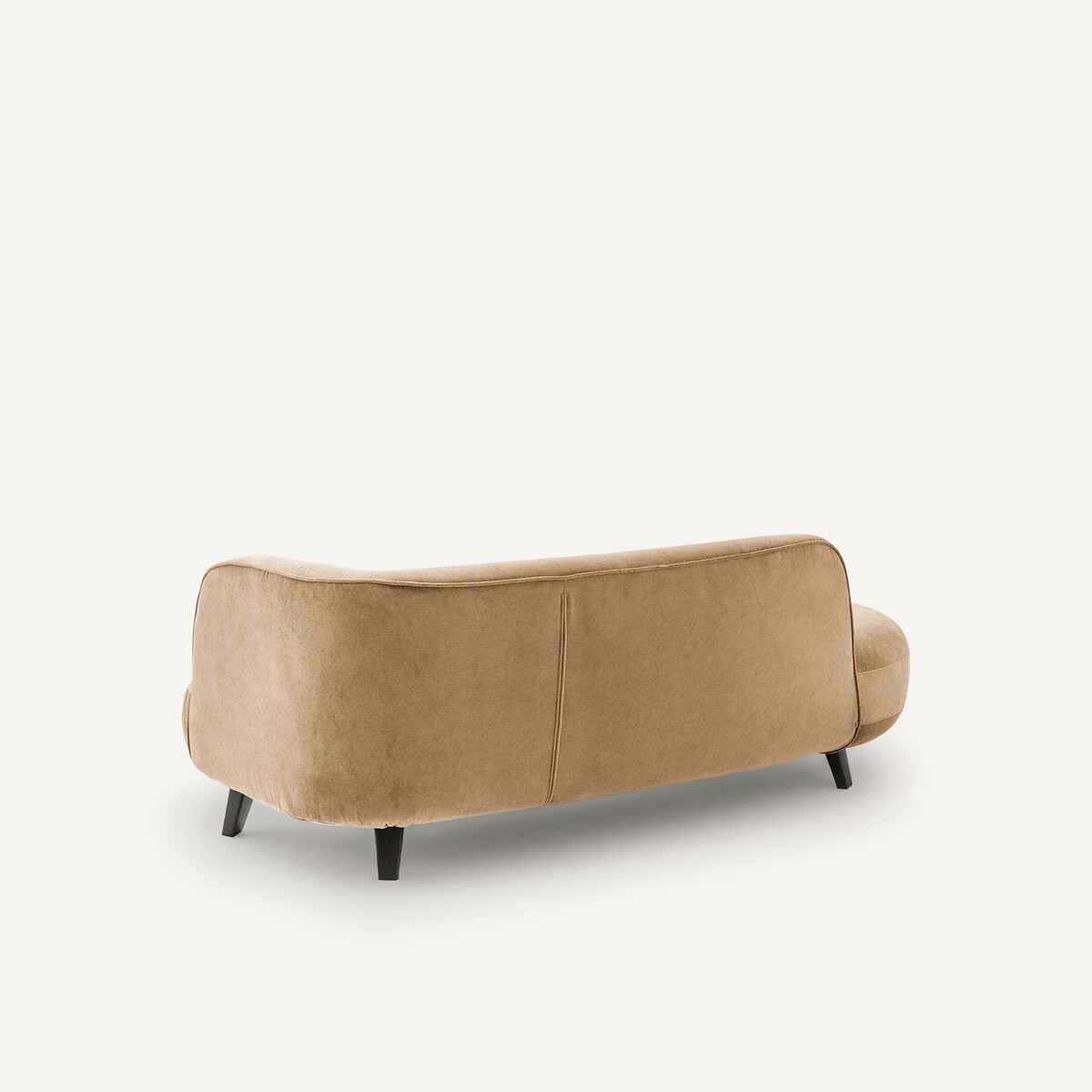 Canapé Dormeuse velours stonewashed, ROSEBURY ficelle, AM.PM X EMMANUEL GALLINA