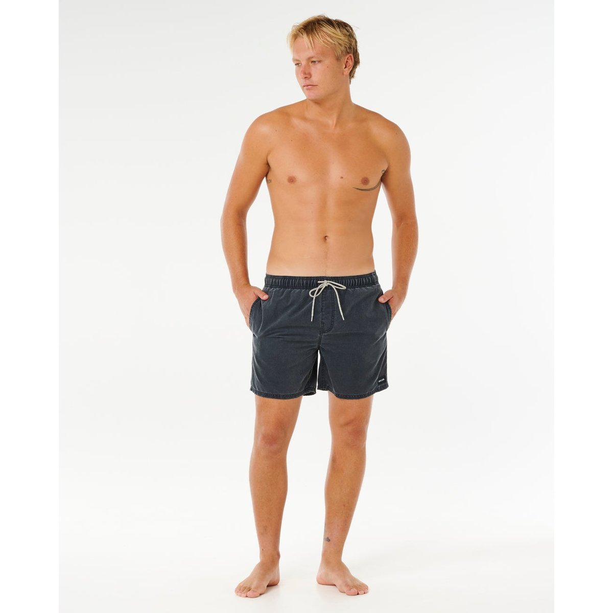 Boardshort VOLLEY OFFSET Washed noir, RIP CURL