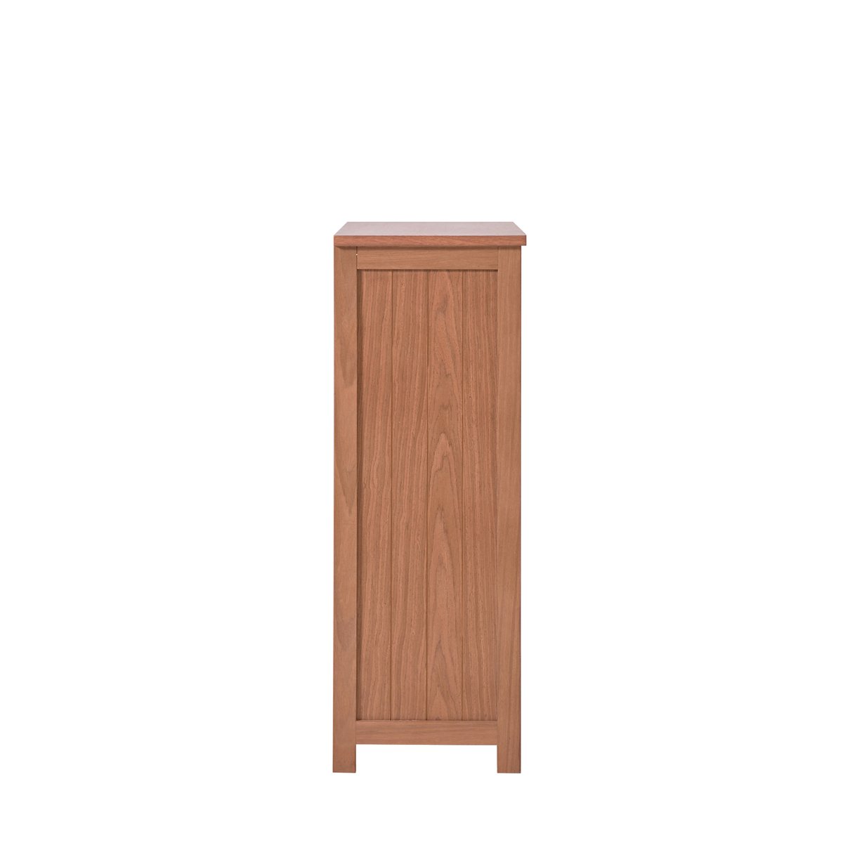 Buffet meuble de rangement, bois de noyer et rotin, KIEL marron, NORDLYS