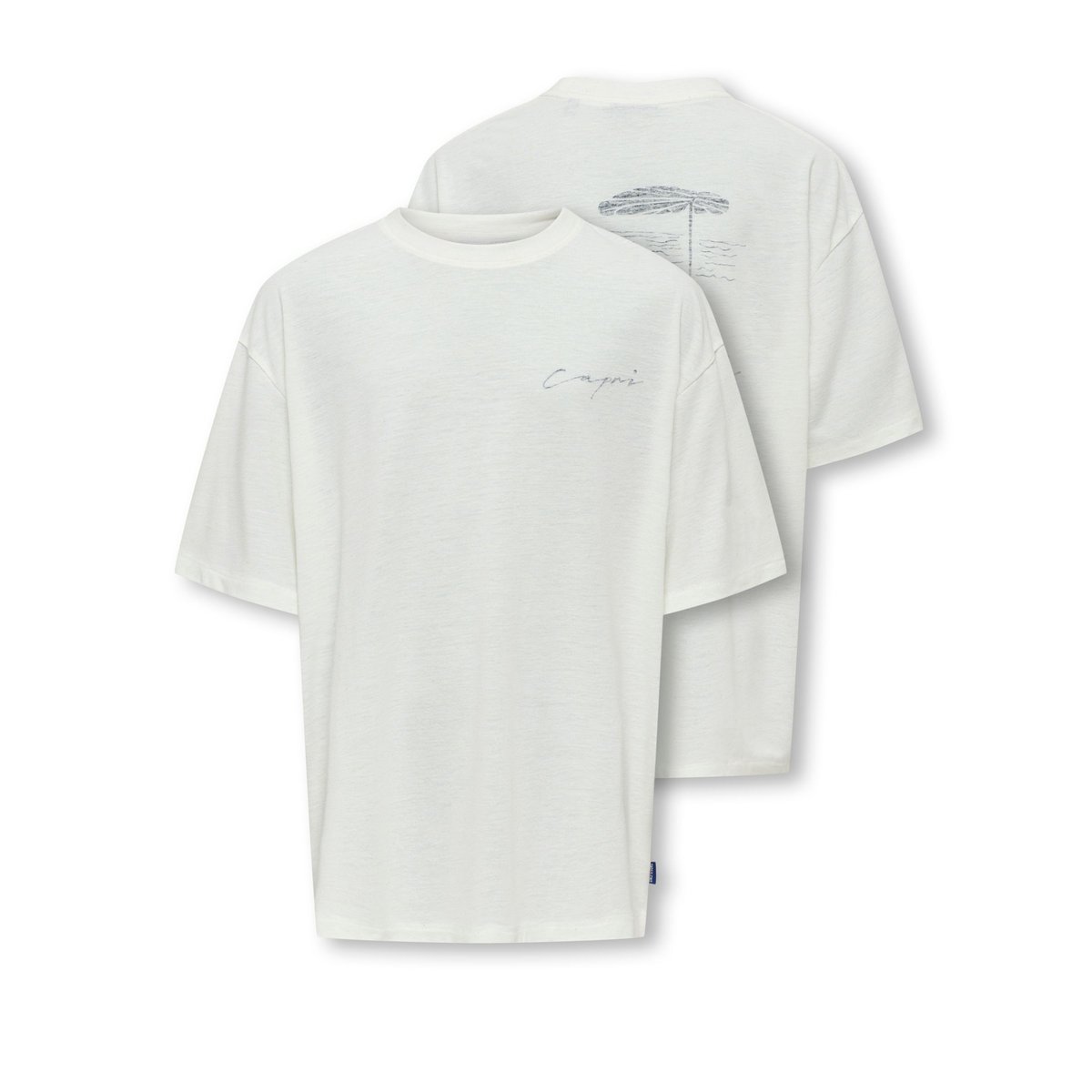 T-Shirt cloud dancer 1, ONLY & SONS JUNIOR
