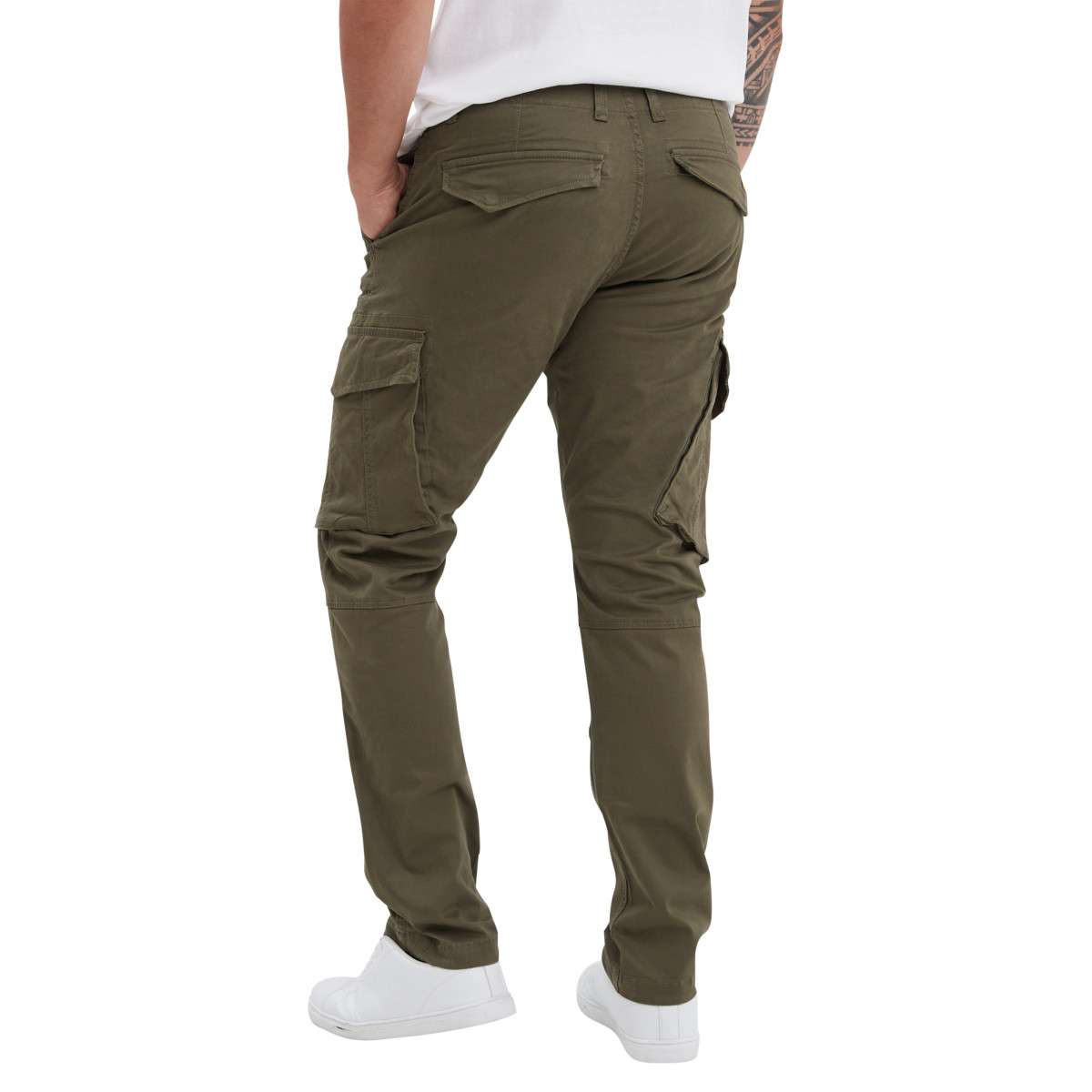Cargo coton regular fit vert, DAYTONA