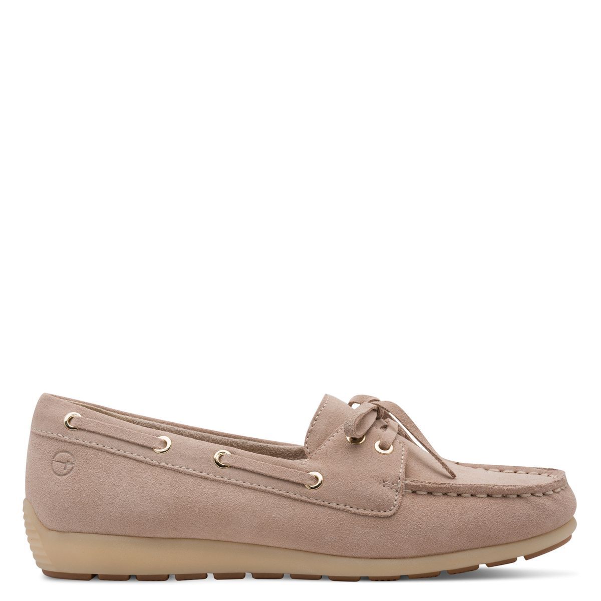 Slipper en cuir beige beige, TAMARIS