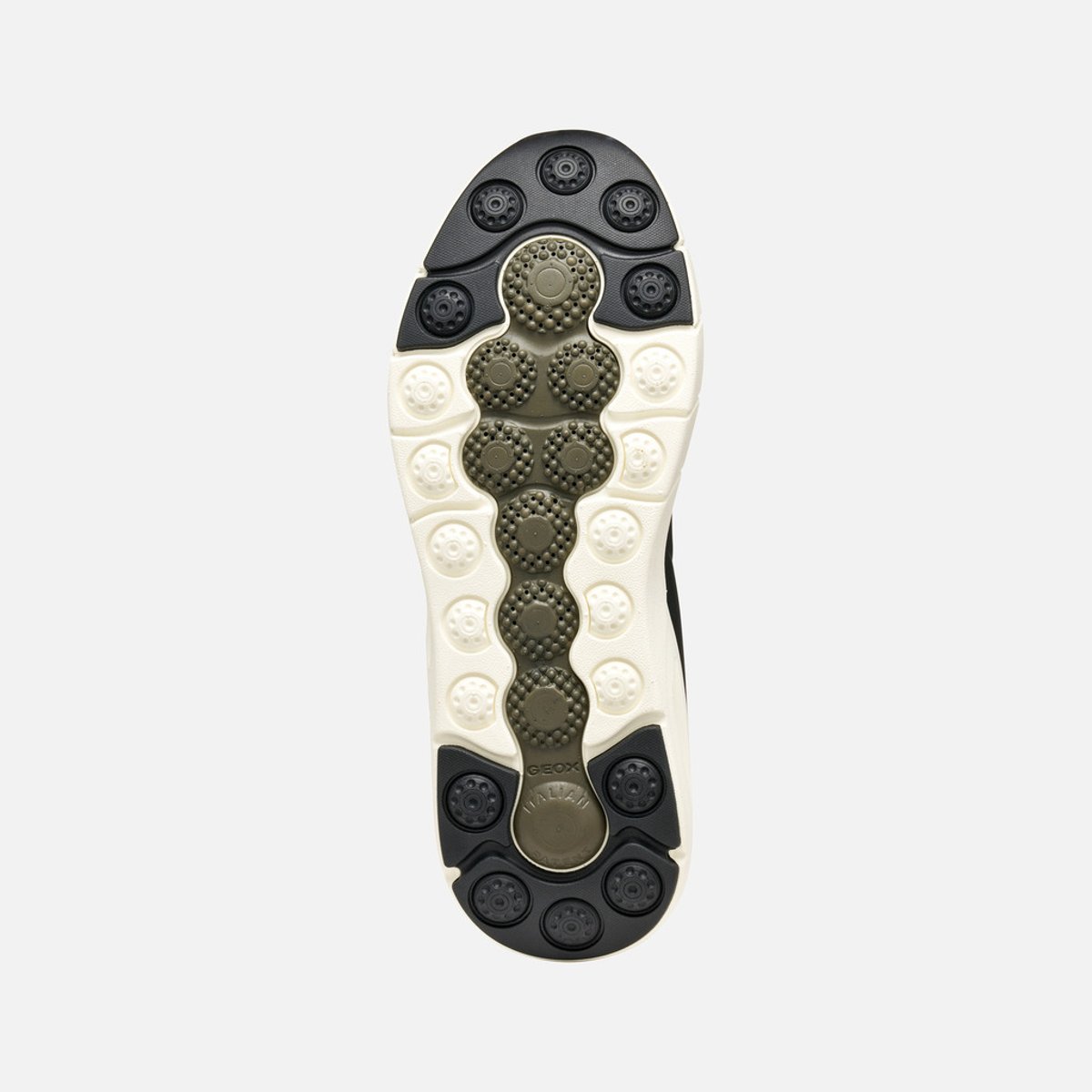Baskets  U SPHERICA ECUB-5 vert militaire/noir, GEOX