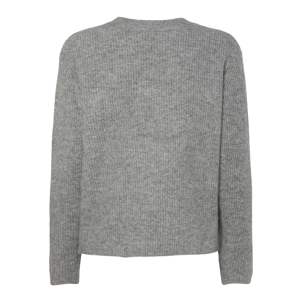 Cardigan medium grey melange, PIECES