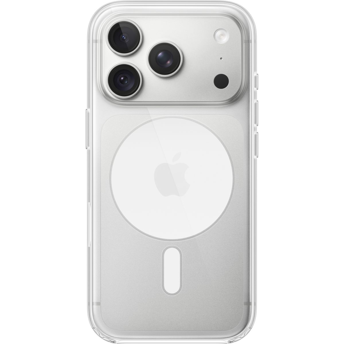 Coque iPhone 18 Pro Coque transparente Magsafe couleur unique, APPLE