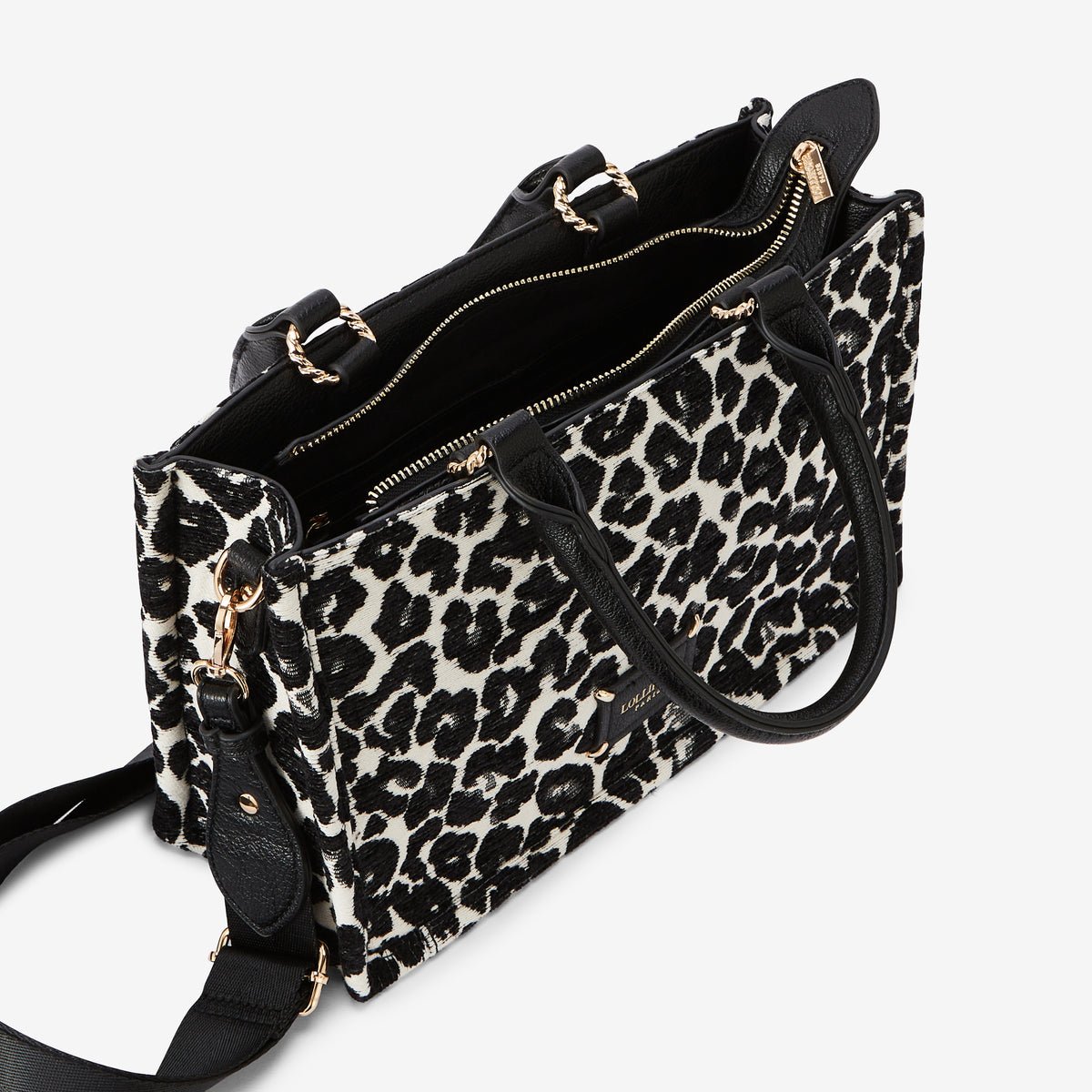 Sac shopper Rod noir,doré, LOLLIPOPS