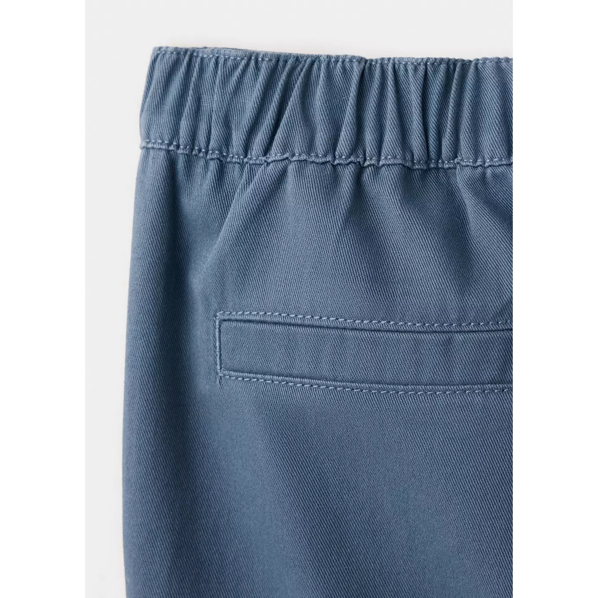 Pantalon cargo coton regular-fit bleu, MANGO KIDS