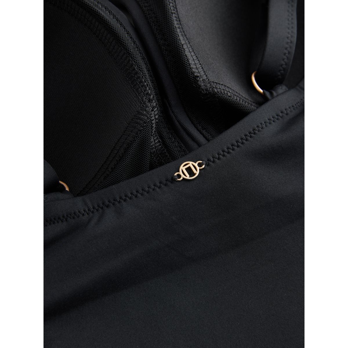 Maillot de bain à goutte d'eau et col montant noir, NEXT