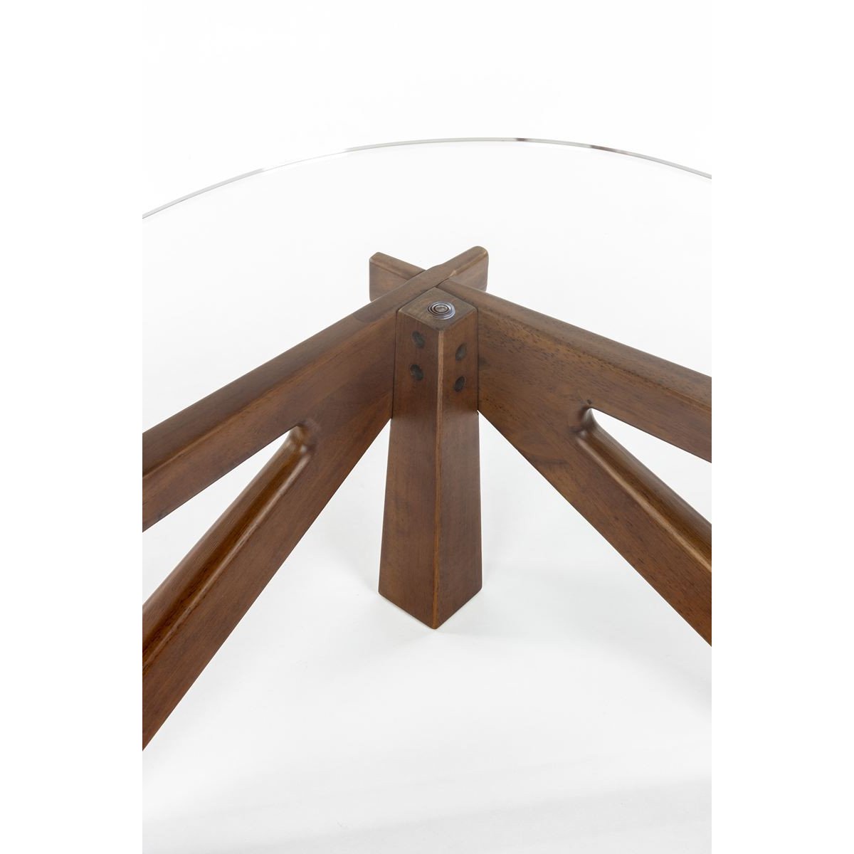 Table basse design carré en bois, L.126 , NORWIN marron, DUTCHBONE
