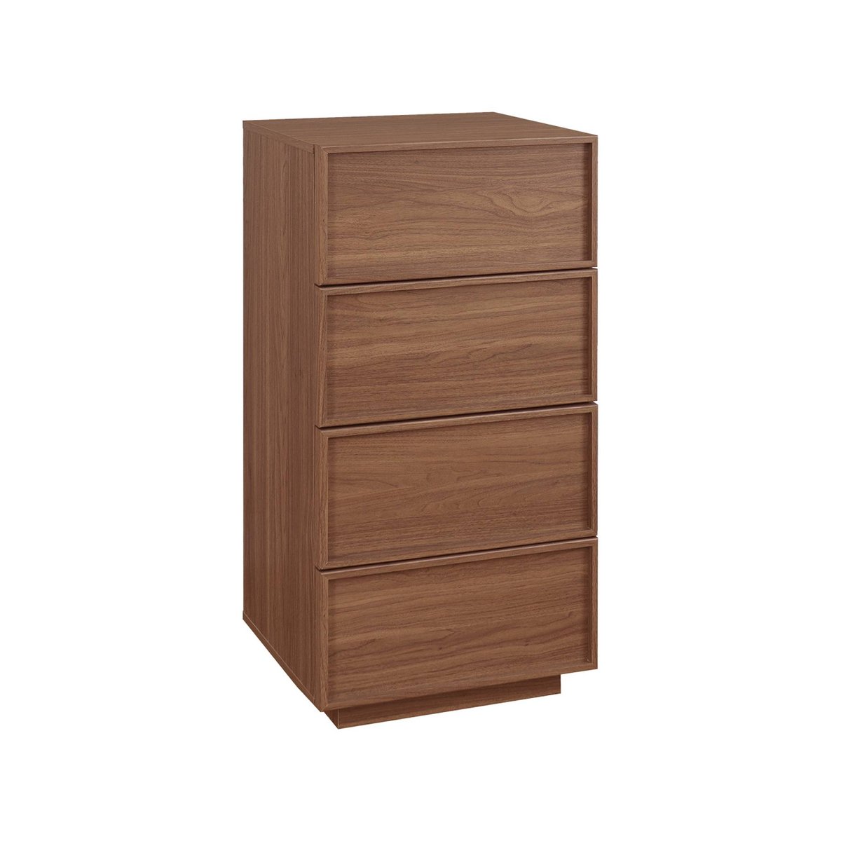 Chiffonnier 4 tiroirs décor bois  KUBA noyer, SWEEEK