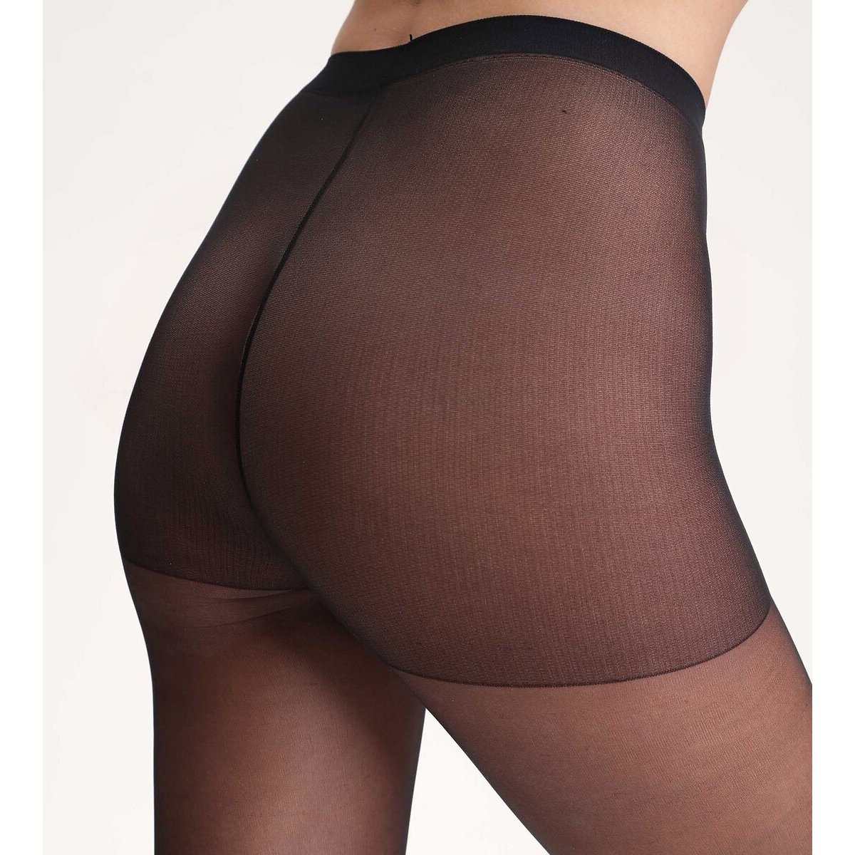 Set van 2 panty's Beauty Resist - 15 deniers zwart, DIM