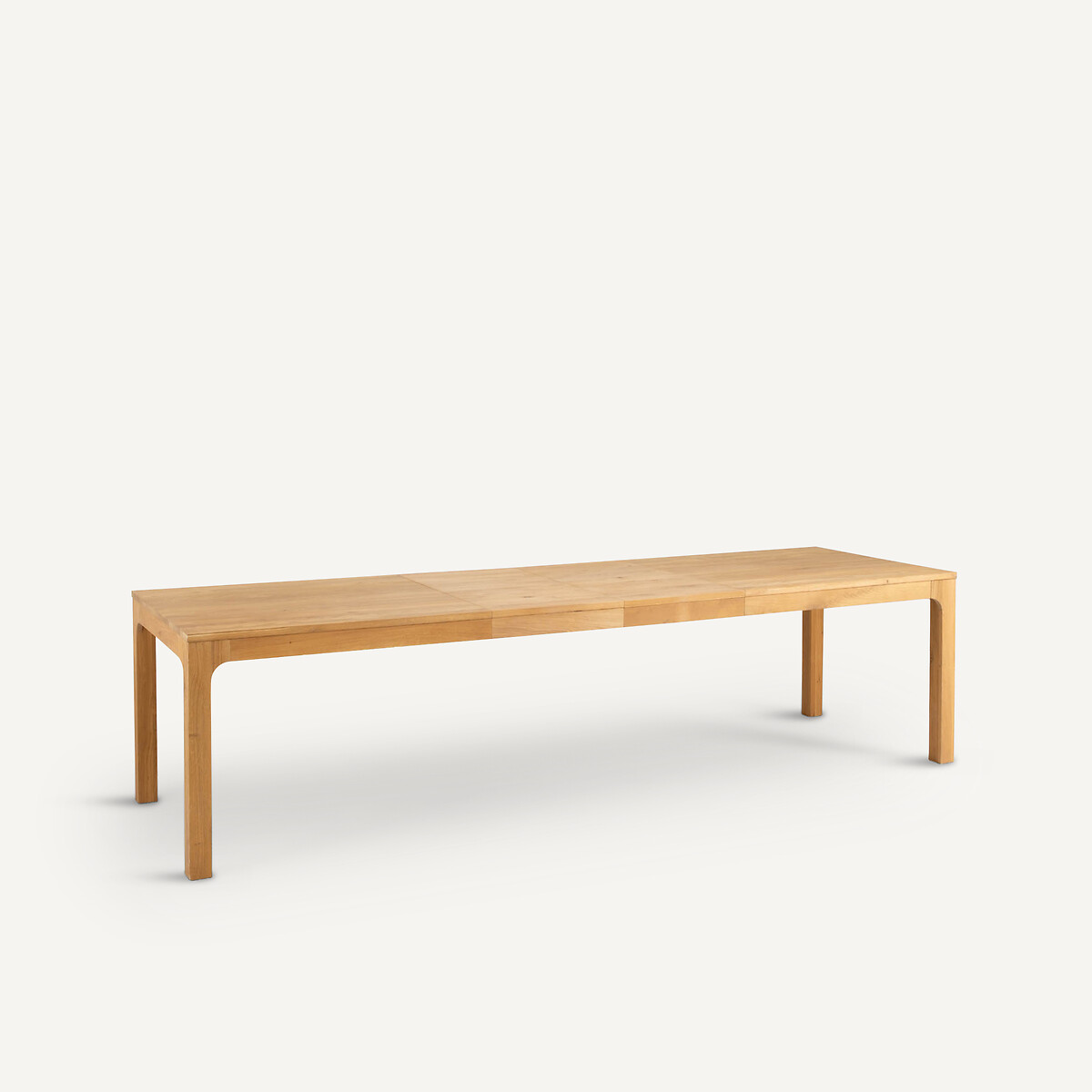 Tafel in massief eik met verlengstukken Théadora eikenhout, AM.PM