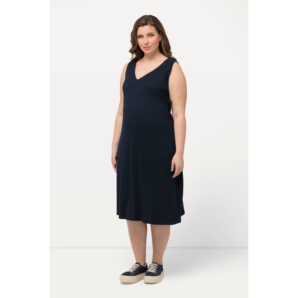 Robe de grossesse sans manches marine, ULLA POPKEN
