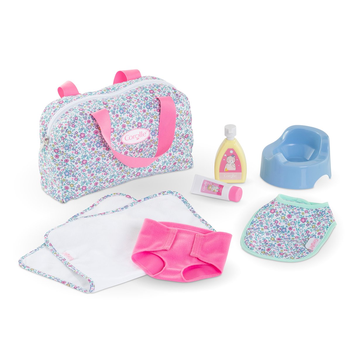 Coffret Accessoires à Langer Floral 36 et 42 cm couleur unique, COROLLE