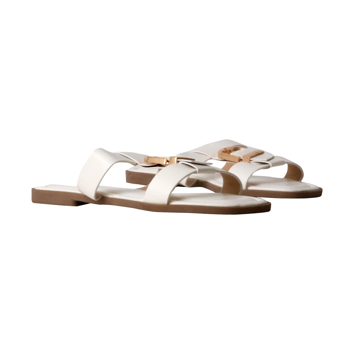Sandales à Enfiler blanc, ENZA NUCCI