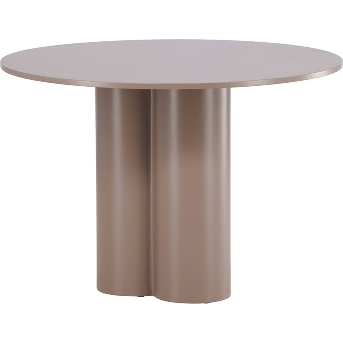 Table ronde en bois collection CONVALDER brun clair, RECOLLECTION
