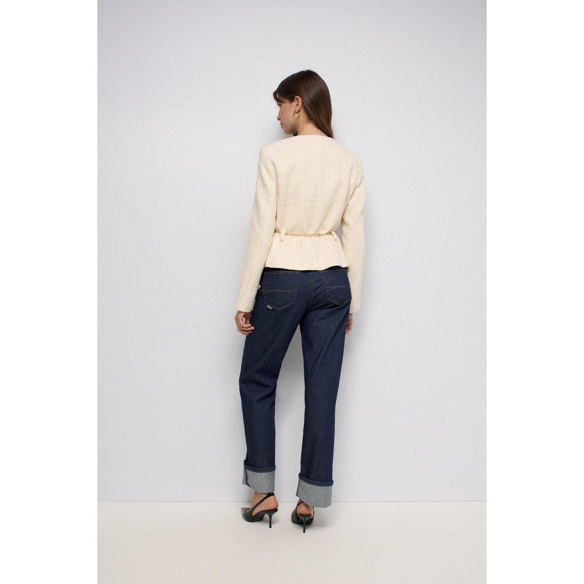 VESTE EN TWEED beige, SALSA JEANS