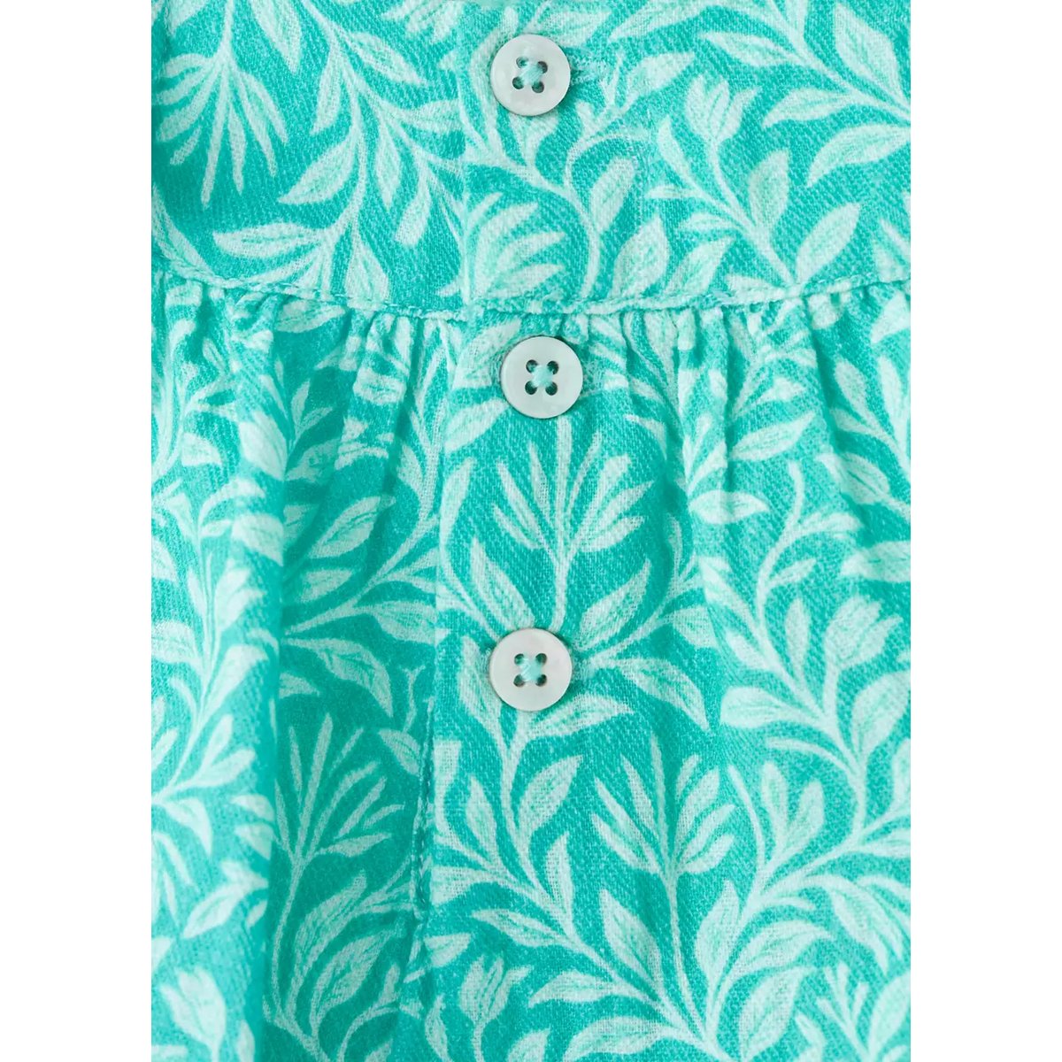 Robe et culotte à fleurs vert d´eau, MANGO BABY