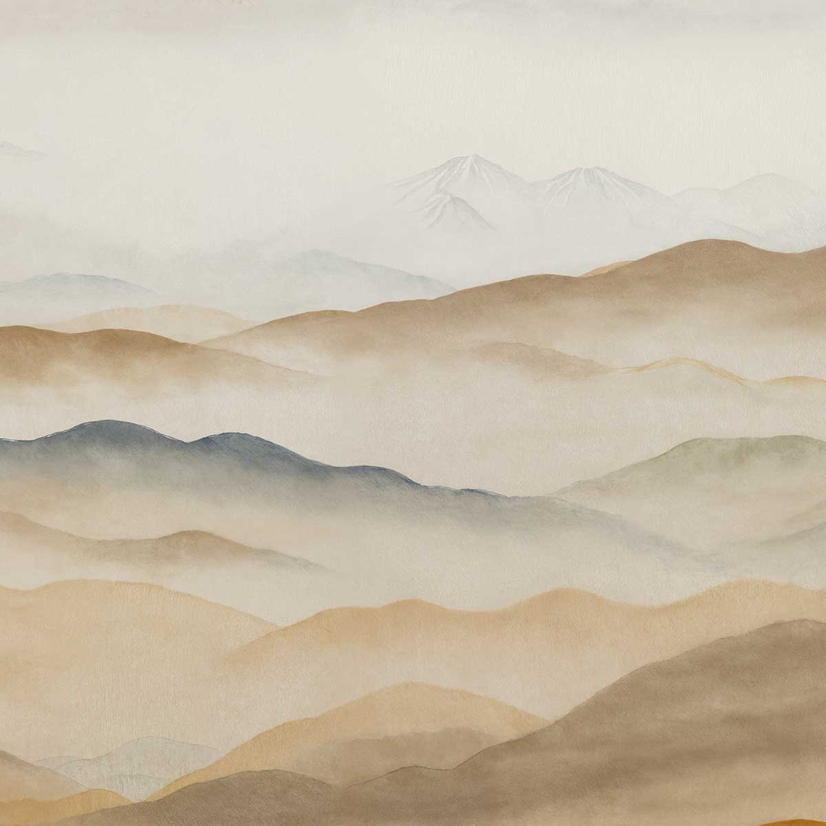 Papier peint Cimes Sienne beige, HEXOA