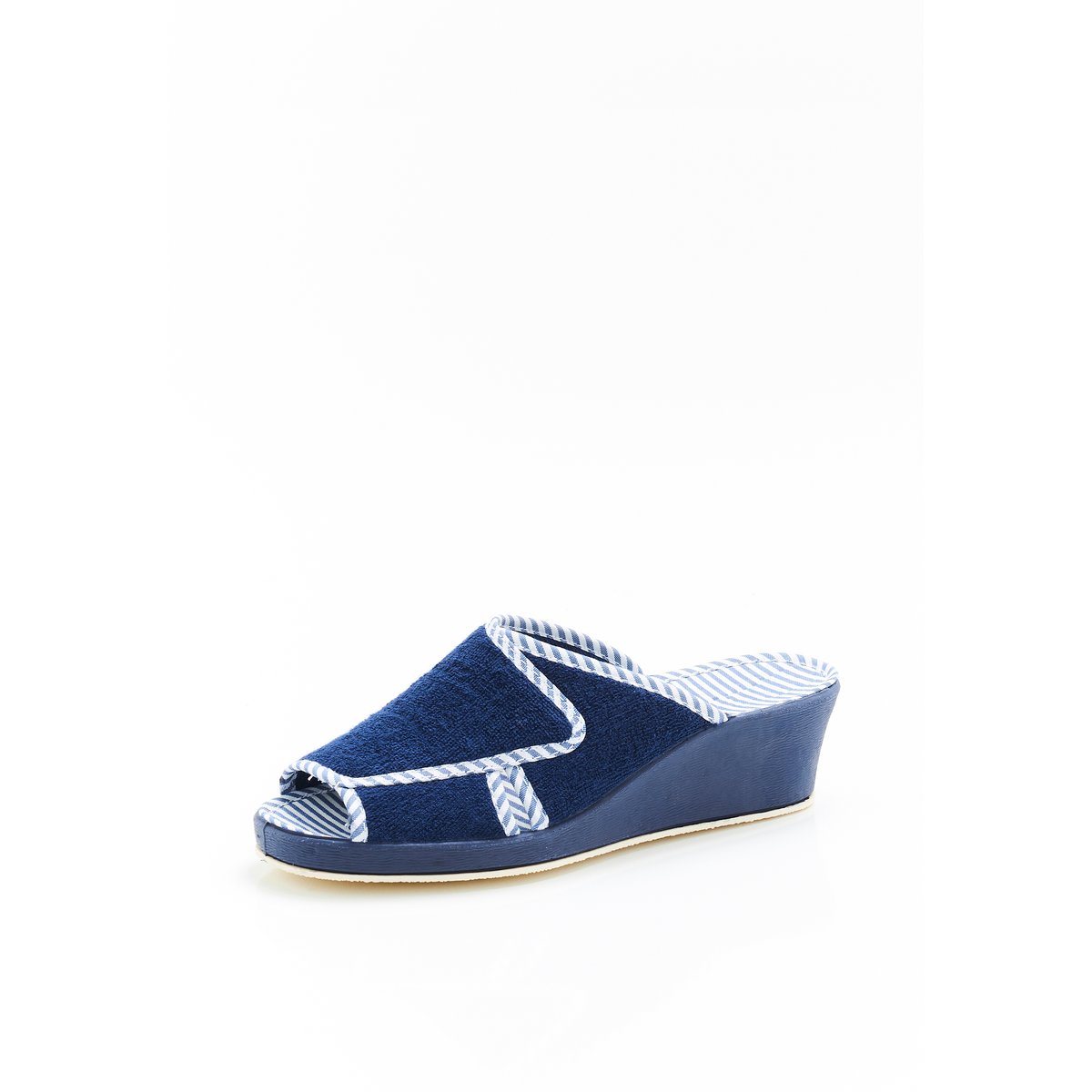 Mules fantaisie bleu marine, DAMART