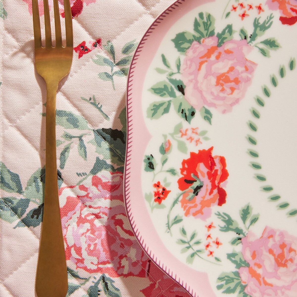 Archive Rose Dinner Plate multi-coloured, CATH KIDSTON