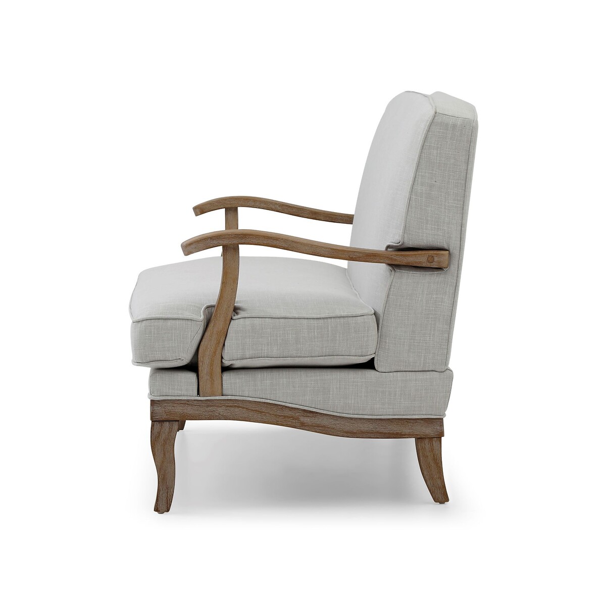 Oakley Linen 2 Seater Accent Sofa cream, SO'HOME