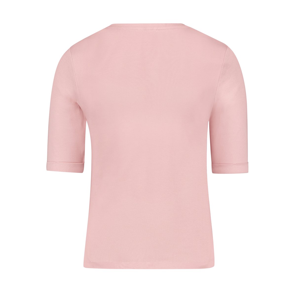 T-shirt basique à encolure en v bridal rose, ZERO
