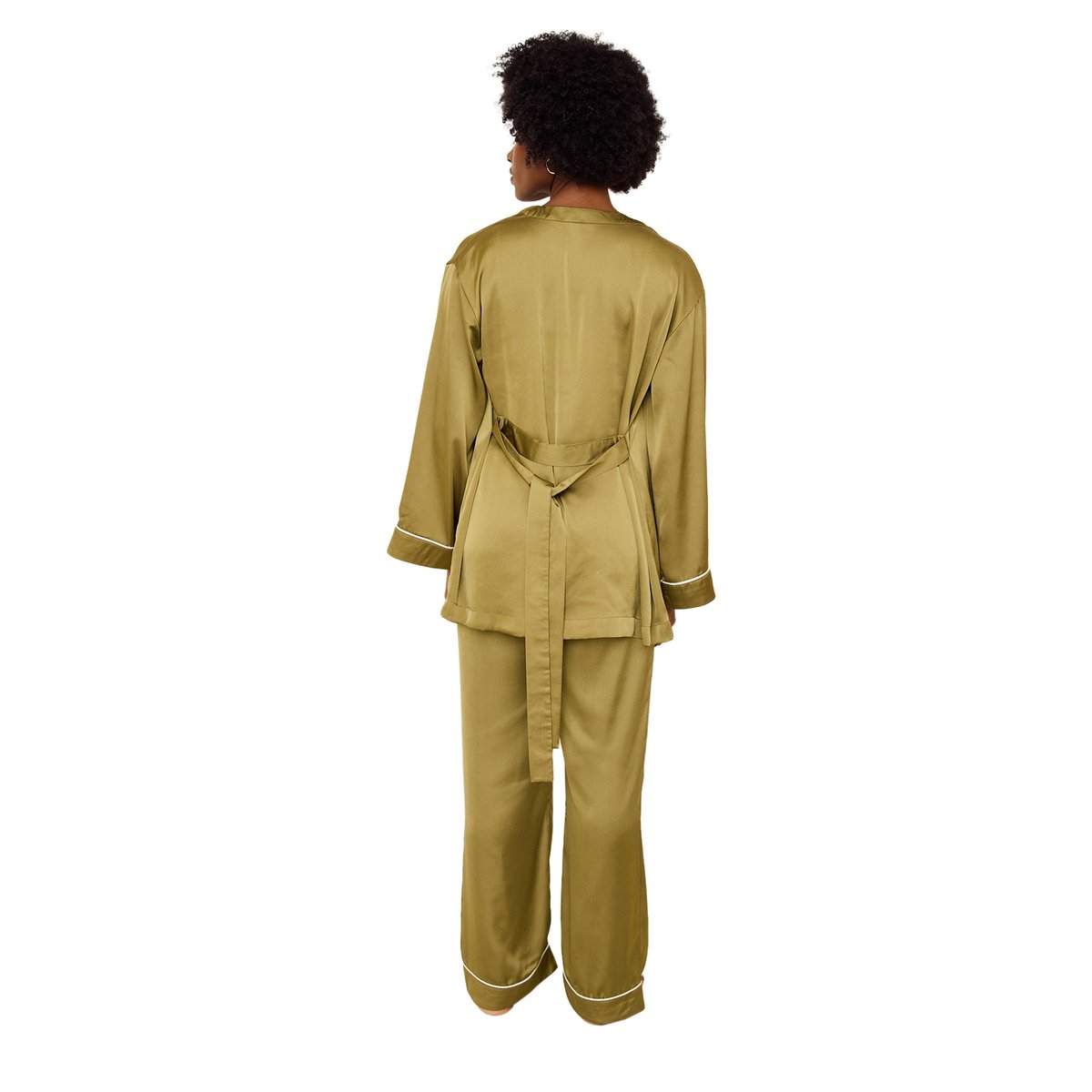 Kit peignoir grossesse allaitement olive, VERTBAUDET
