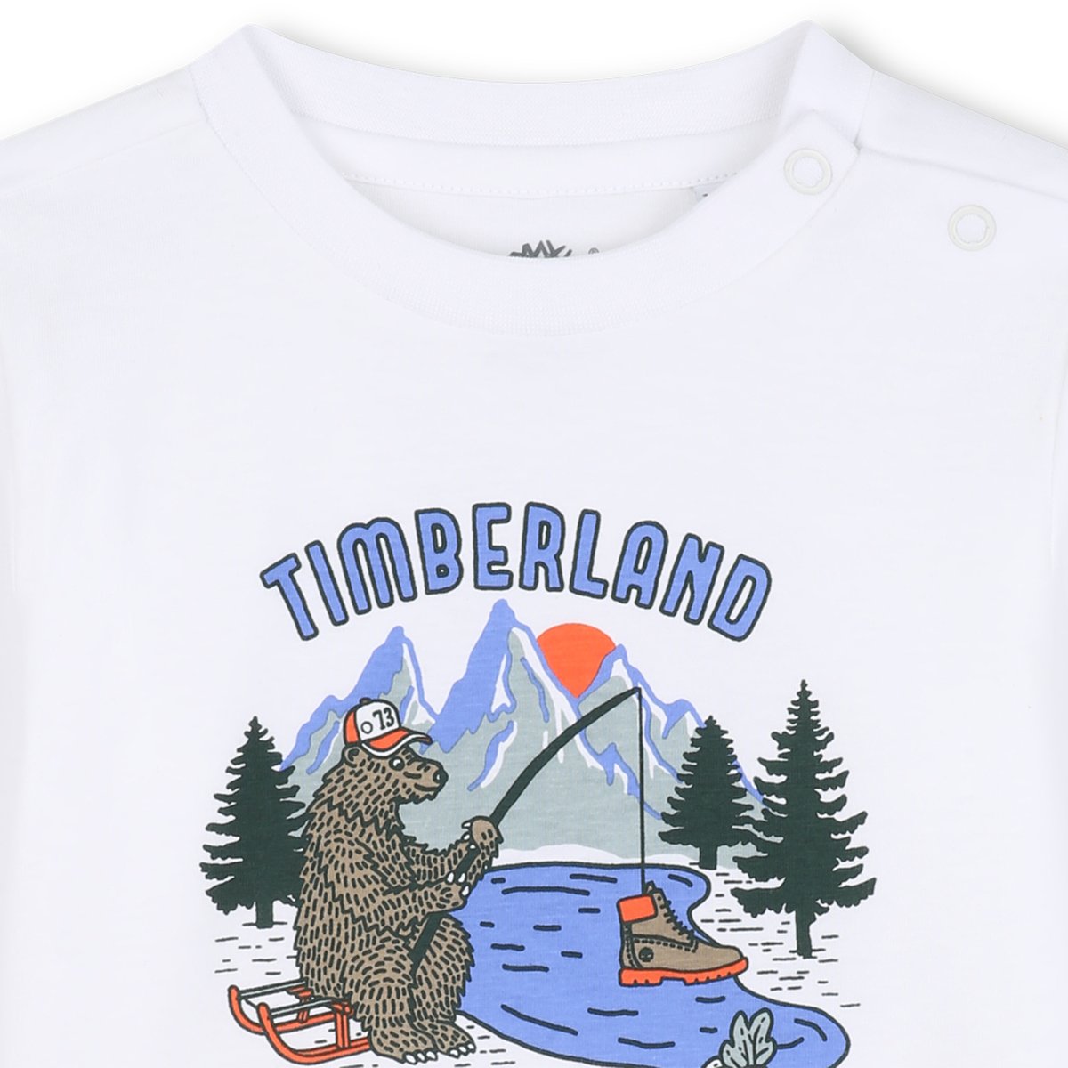 T-shirt à manches longues blanc, TIMBERLAND