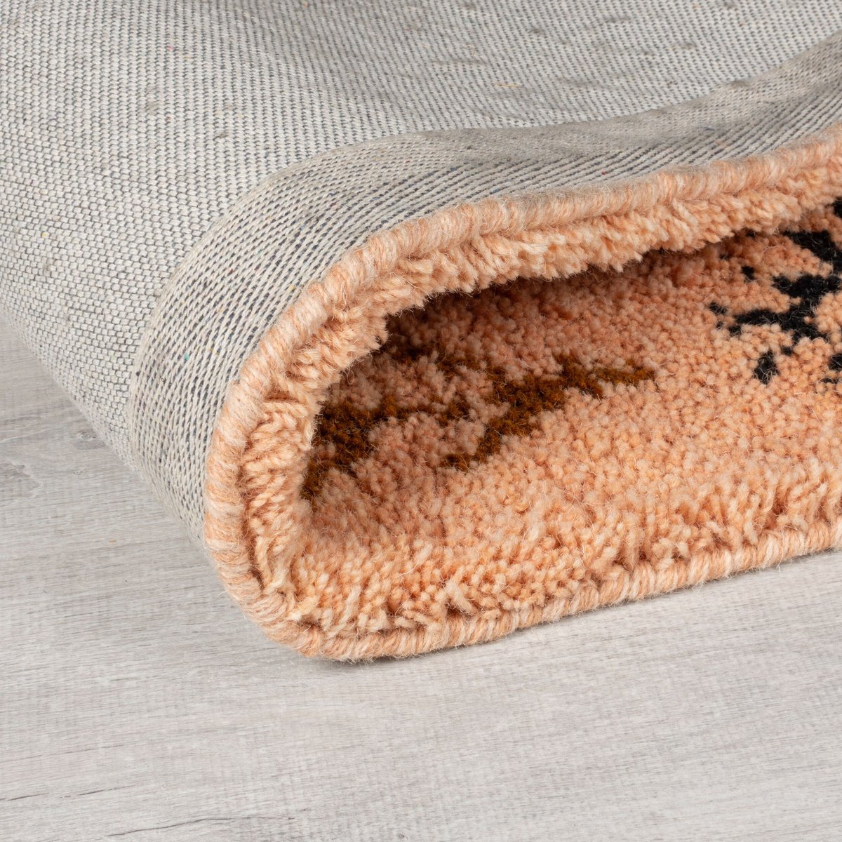 Tapis berbere 100% laine SAHARA rose, FLAIR RUGS