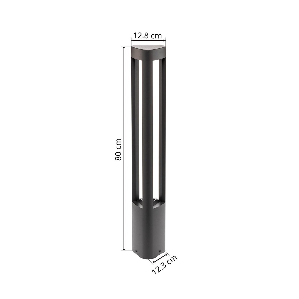 Luminaire extérieur en aluminium moderneLED anthracite, LUCANDE