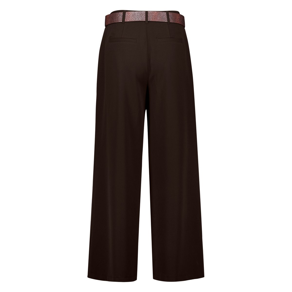 Pantalon de tailleur à jambes larges chocolate plum, ZERO