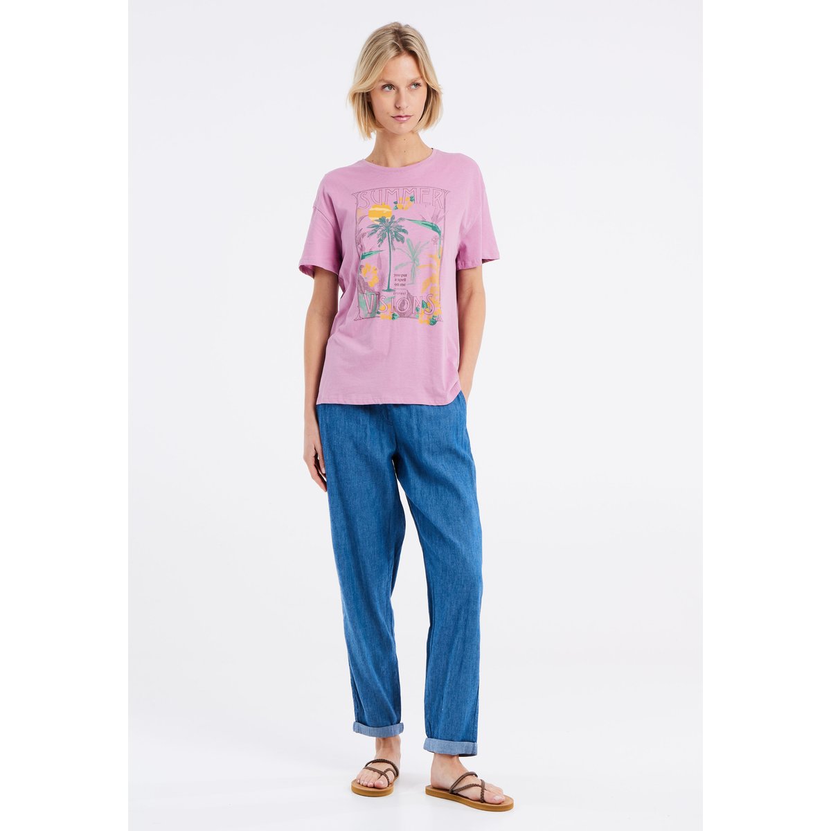 T-shirt PRTESSE duskyrose, PROTEST