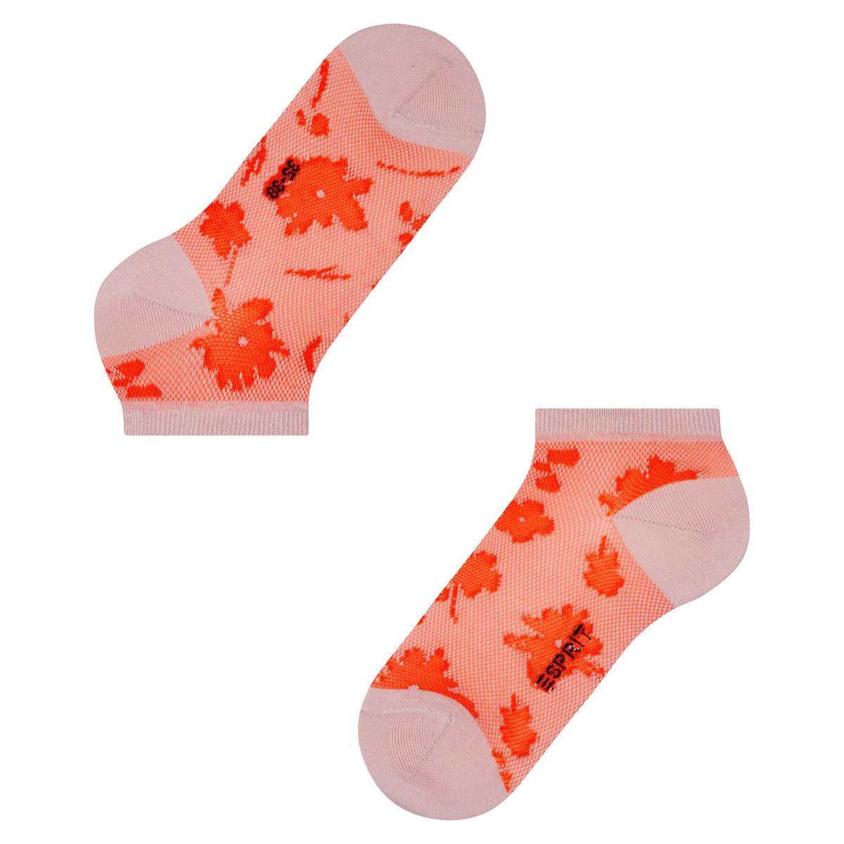 Socquettes basses Filigree Flower Opaque rose, ESPRIT