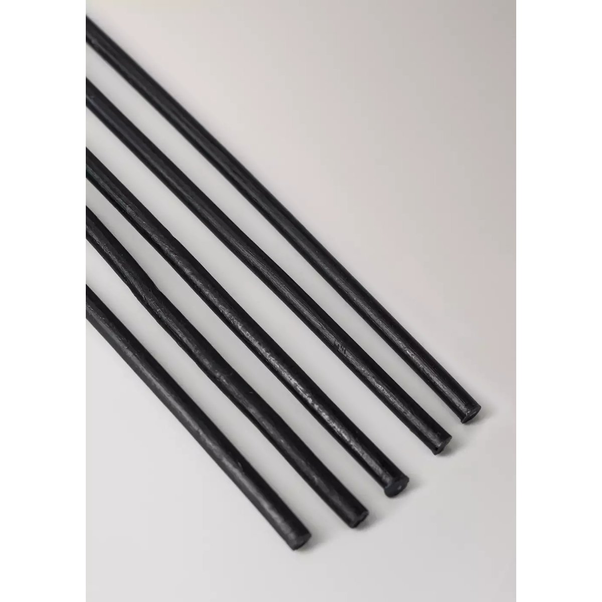 Bougies décoratives, design allongé, détail base 20 pcs noir, MANGO HOME