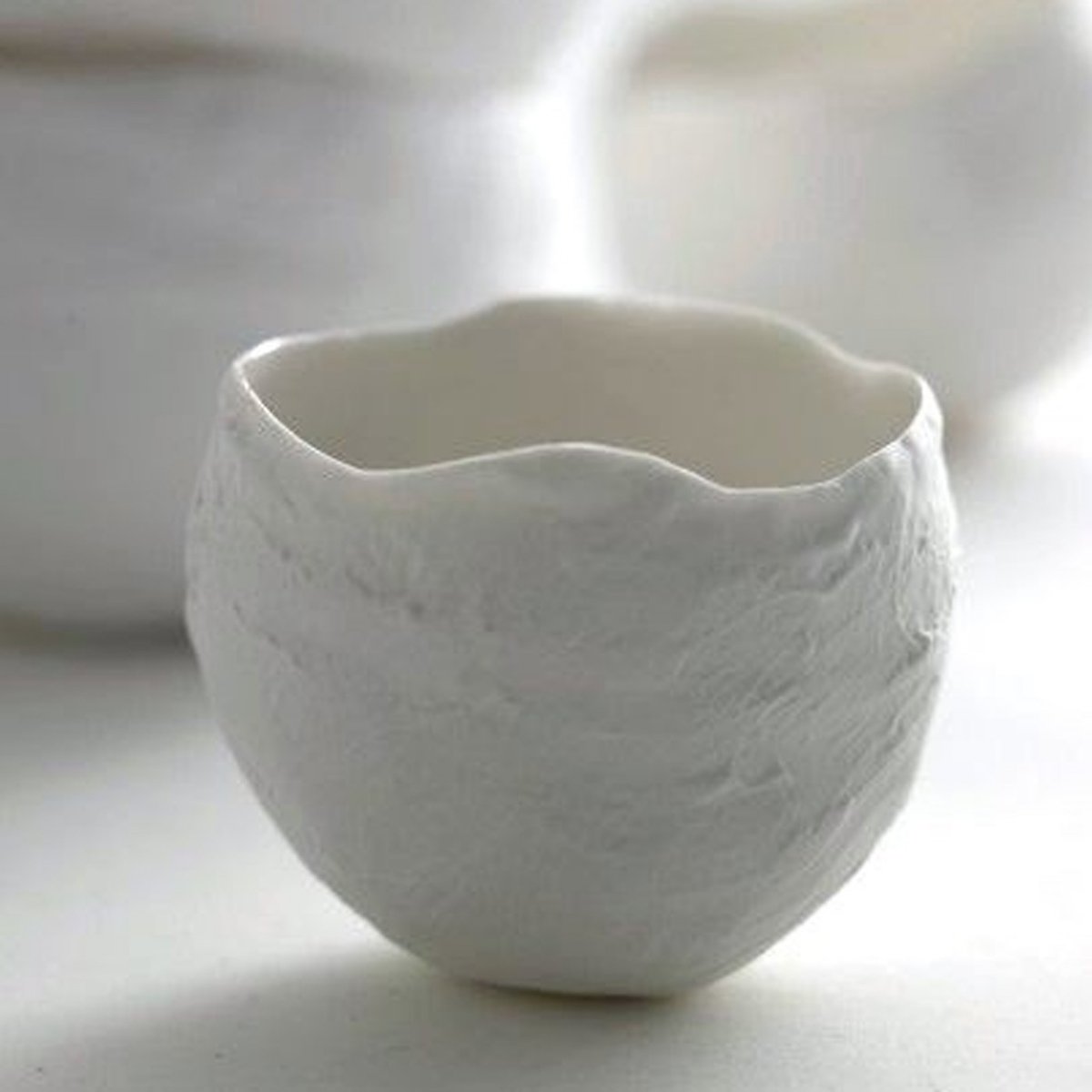 2 Petites Boules Plâtre blanc, SERAX