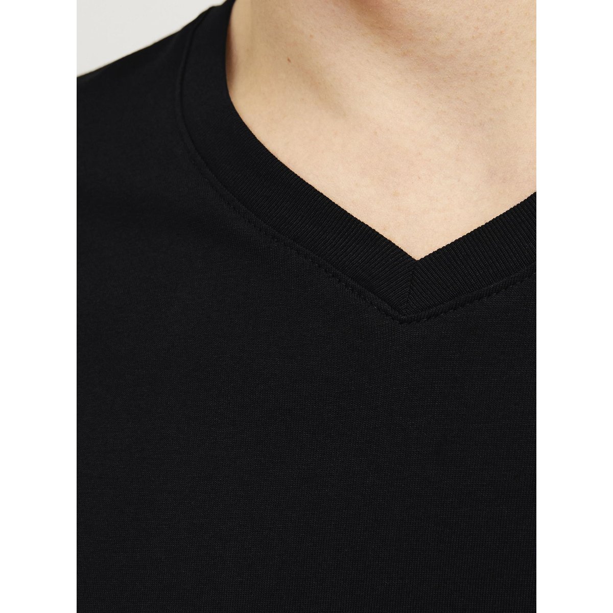 Lot de 2 t-shirts manches courtes noir + noir, JACK & JONES