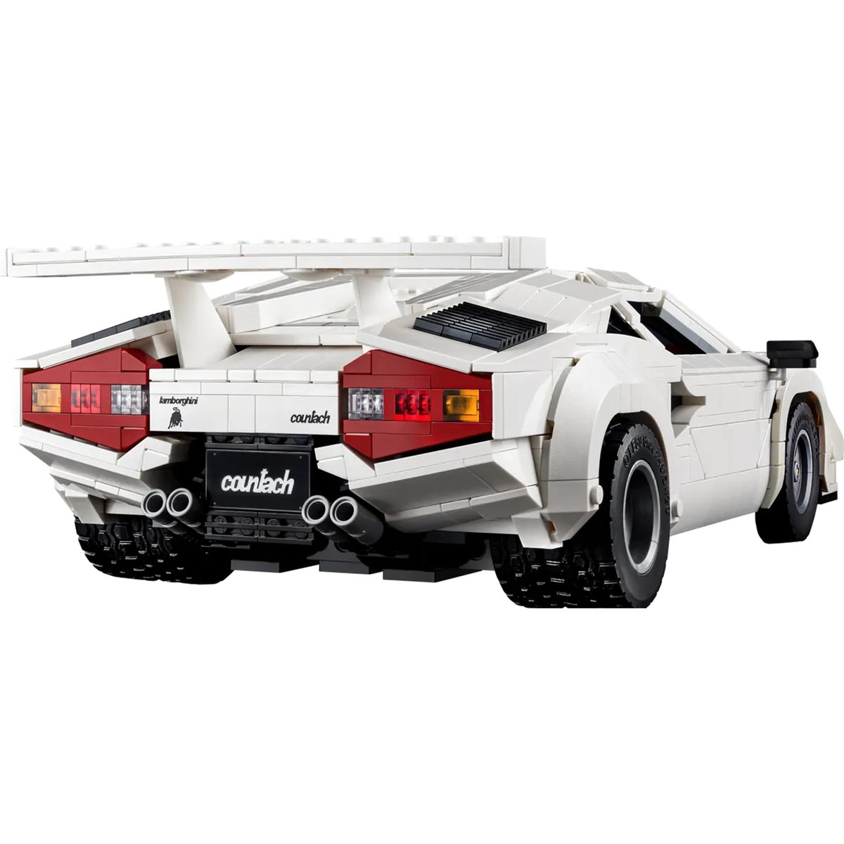 Lamborghini Countach 5000 Quattrovalvole blanc, LEGO