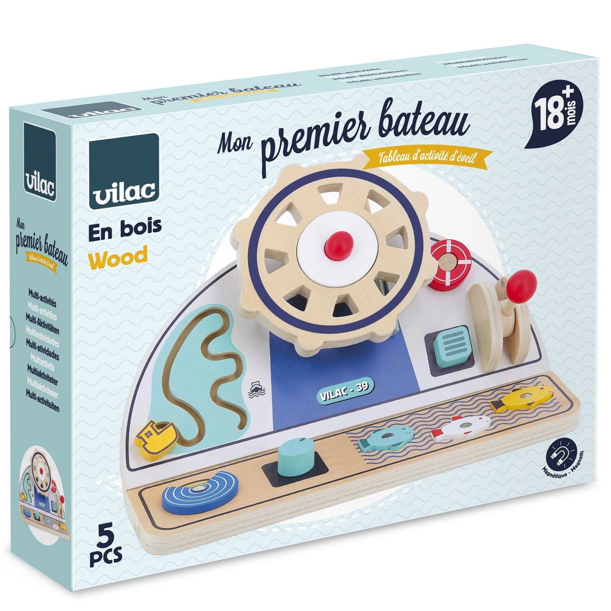 Mon premier bateau d'éveil bleu, VILAC