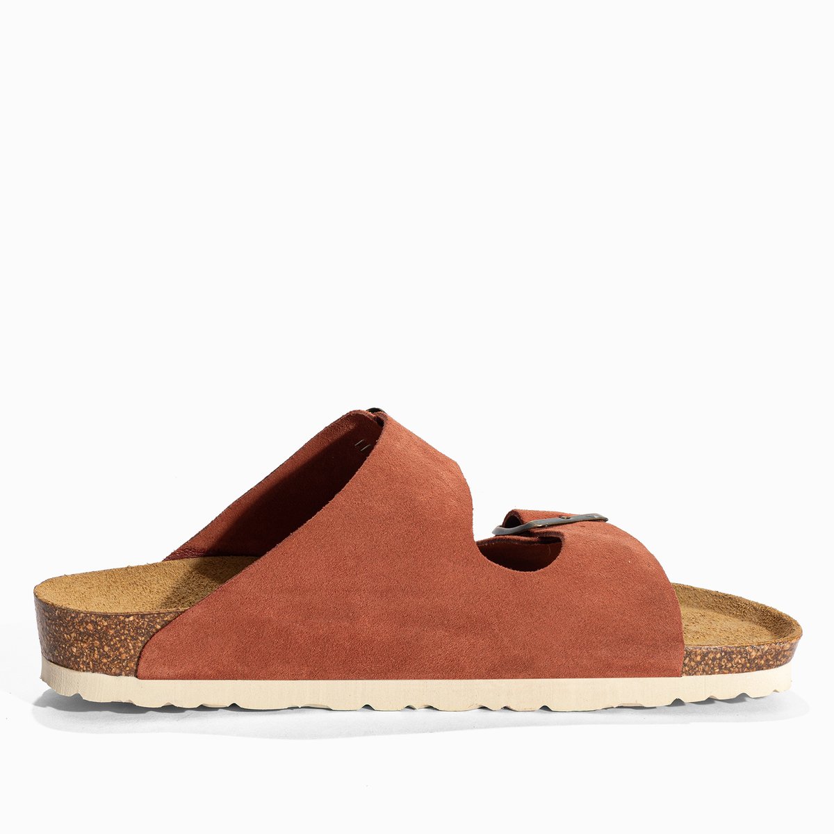 Sandales en cuir suédé ATLAS terracotta, BAYTON