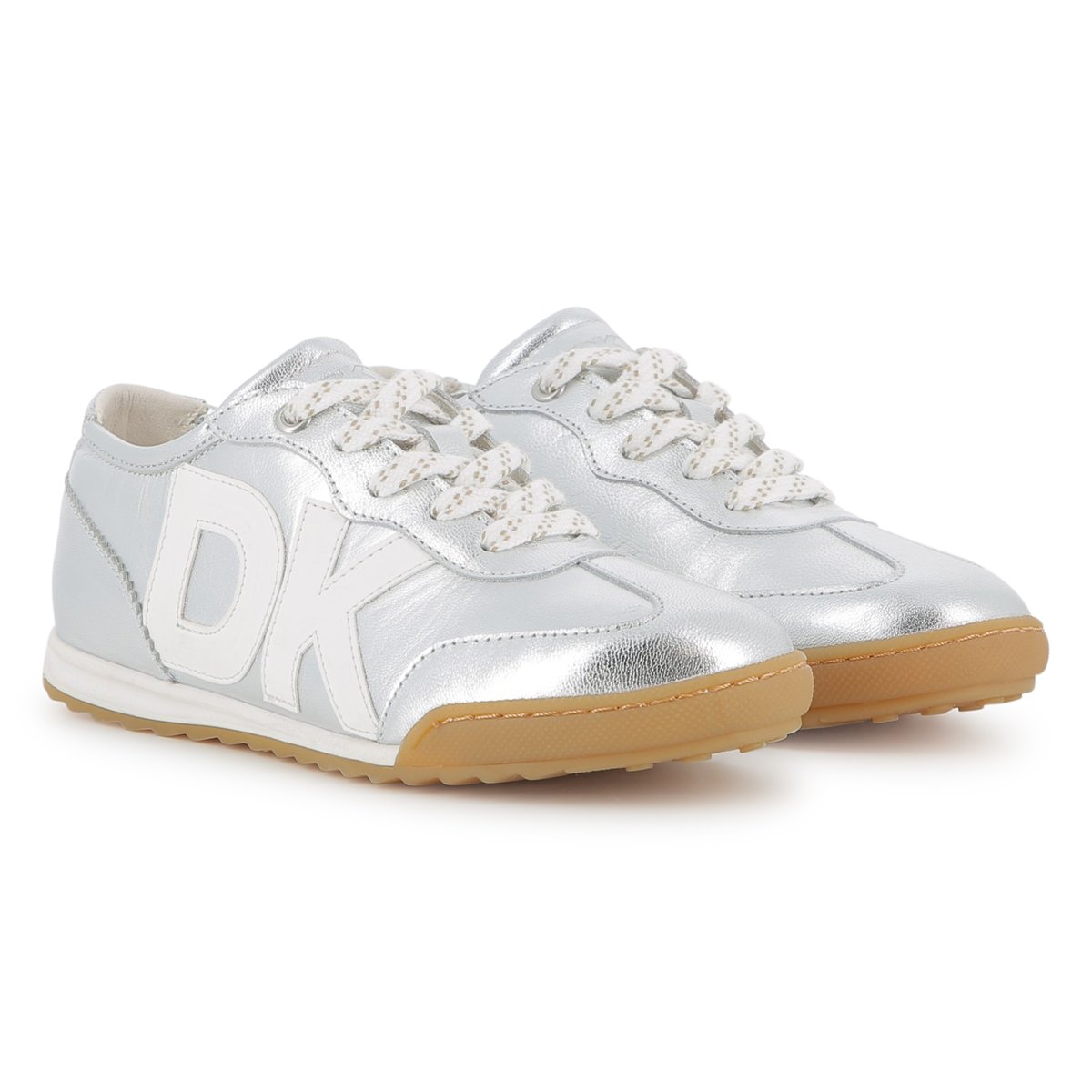 Baskets basses à lacets silver, DKNY