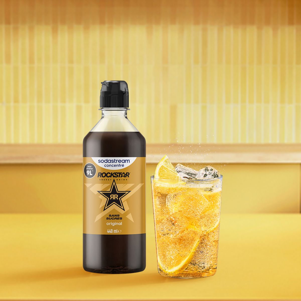 Concentré ROCKSTAR ORIGINAL SANS SUCRE 440ml couleur unique, SODASTREAM