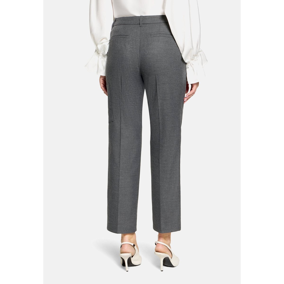 Pantalon casual à plis repassés magnet, BETTY BARCLAY