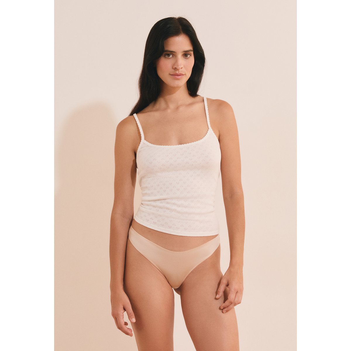 String en microfibre JEANE lin, ETAM